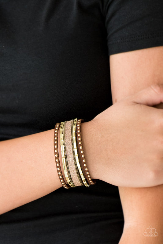 Seize The Sass - Brass Bracelet